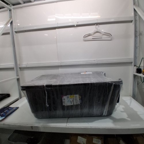 PETMATE SKY KENNEL HEAVY DUTY PLASTIC FOUR WAY VENTILATION PET CARRIER - 70-90 LBS - GREY (MODEL: 00500) image 4