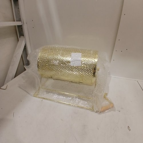 CASINO GRADE LOTTERY/RAFFLE DRUM - 12"X8" - HOLDS 2500 TICKETS - GOLD (MODEL: 12-ST) image 2