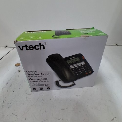 VTECH CORDED SPEAKERPHONE WITH CALLER ID - BLACK (MODEL: CD1153-BK) image 3
