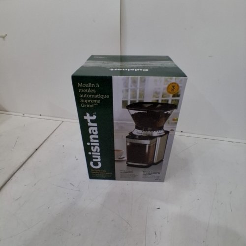 CUISINART AUTOMATIC 18-POSITION BURR COFFEE GRINDER - 18 CUP CAPACITY - STAINLESS STEEL (MODEL: DBM-8C) image 5
