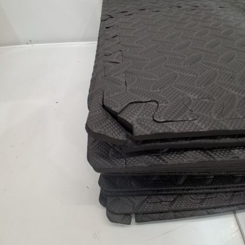 15PK UNBRANDED INTERLOCKING FOAM MATS - 24" - BLACK image 3