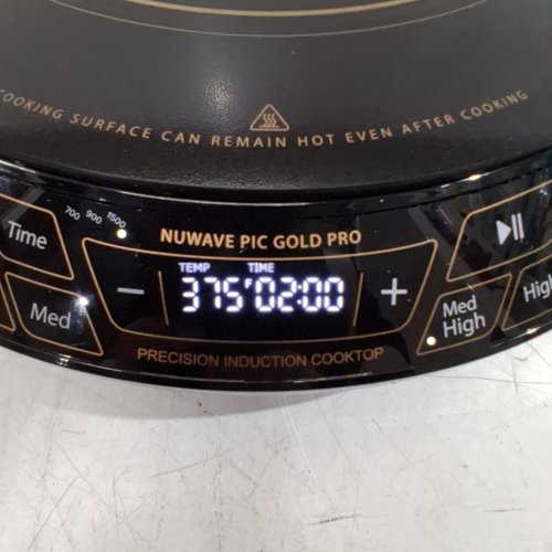 NUWAVE GOLD PRO PRECISION INDUCTION COOKTOP - 12” HEAT-RESISTANT COOKING SURFACE - 1500W - BLACK (MODEL: 30292LW) image 4