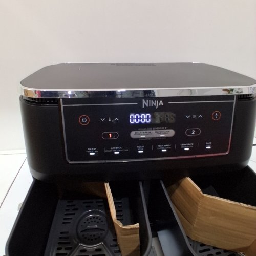 NINJA FOODI 6-IN-1 DUALZONE XL AIR FRYER, 2 INDEPENDENT BASKETS - 10QT./XL - BLACK (MODEL: DZ302C) image 2