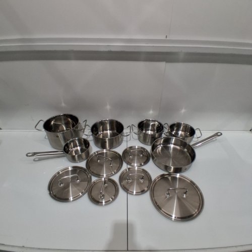 12PC ZWILLING STAINLESS STEEL COOKWARE SET - SILVER (MODEL: 40901-008) image 4
