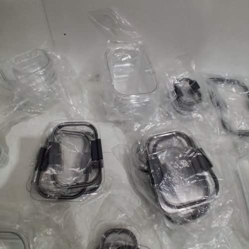 44PC RUBBERMAID BRILLIANCE FOOD STORAGE CONTAINERS WITH LIDS - CLEAR (MODEL: 2108389) image 5