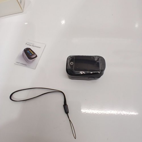 FINGER PULSE OXIMETER, BLACK image 2