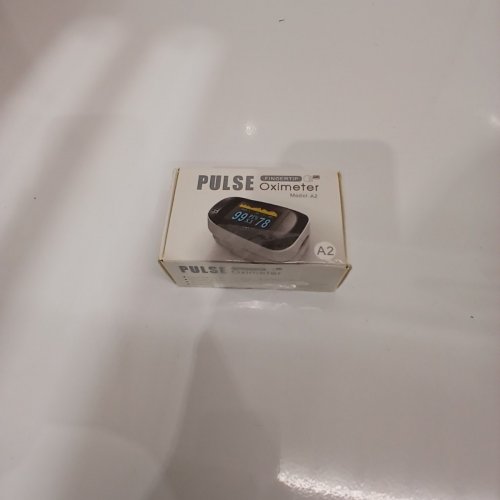 FINGER PULSE OXIMETER, BLACK image 3