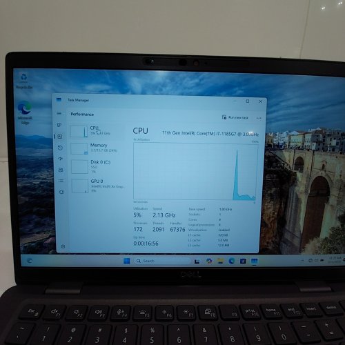 DELL LATITUDE 7320 TOUCHSCREEN BUSINESS LAPTOP INTEL CORE I7-1185G7, 16GB RAM, 512GB SSD, 13.3" FHD WINDOWS 11 - BLACK image 4