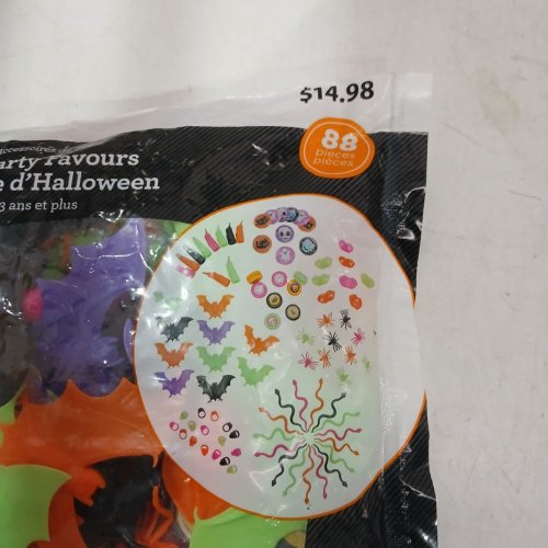 2 (88PC) ASSORTED HALLOWEEN PARTY FAVOURS - MULTICOLOUR (176PC TOTAL) image 3