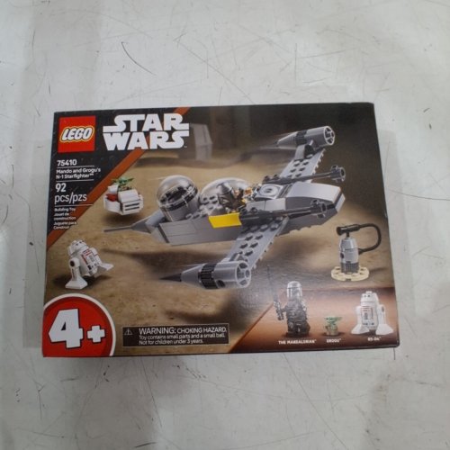 92PC LEGO STAR WARS -MANDO AND GROGU’S N-1 STARFIGHTER - AGES 4+ (MODEL: 75410) image 3