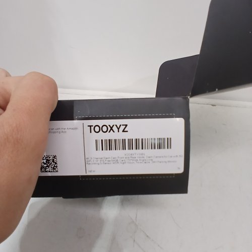 TOOXYZ 4 K 3 CHANNEL DASH CAMERA, FRONT REAR & INSIDE - 170° ANGLE - 64GB - BLACK image 4