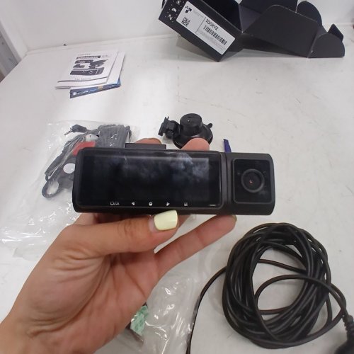 TOOXYZ 4 K 3 CHANNEL DASH CAMERA, FRONT REAR & INSIDE - 170° ANGLE - 64GB - BLACK image 6