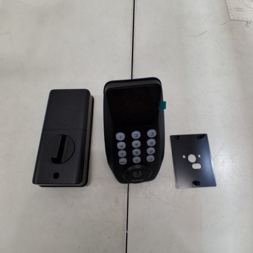 DESLOC SMART LOCK C100 PLUS WI-FI SMART FRONT DOOR LOCK - WATERPROOF, APP REMOTE CONTROL, AUTO LOCK, KEYLESS ENTRY DEADBOLT, 100 ANTI-PEEP PIN CODES - BLACK (MODEL: C100PLUS) image 4