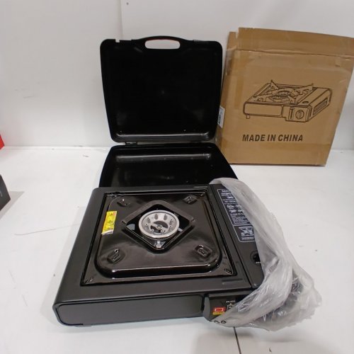 SHINESTAR DUAL FUEL PORTABLE CAMPING STOVE - 7800 BTU - BLACK image 2
