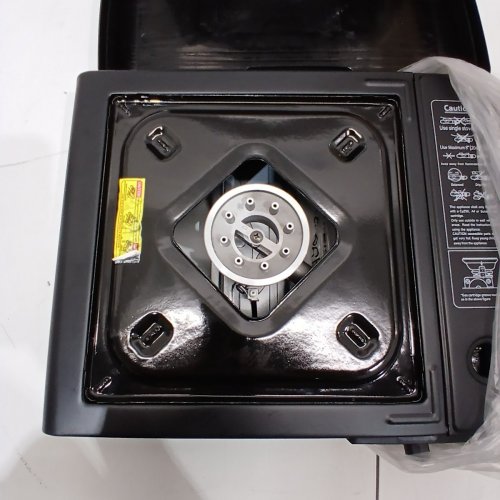 SHINESTAR DUAL FUEL PORTABLE CAMPING STOVE - 7800 BTU - BLACK image 3