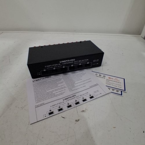 LINEPAUDIO AMPLIFIER SPEAKER SWITCHER - AC 100-120V - BLACK (MODEL:B036 image 3