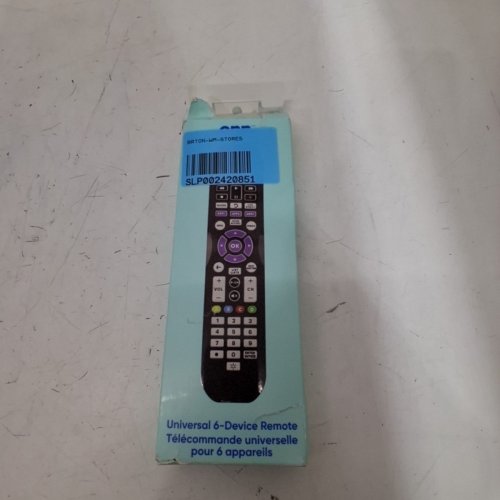 ONN. 6-DEVICE UNIVERSAL REMOTE CONTROL - COMPATIBLE WITH ALL MAJOR BRANDS - BLACK image 4
