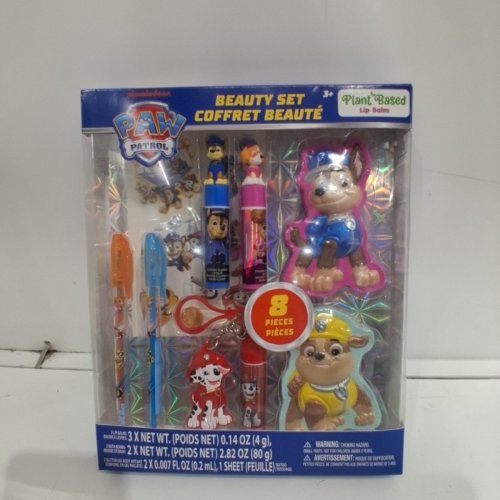 8PC PAW PATROL BEAUTY SET - WITH PLANT BASED LIP BALM (ITEM: PW0031SA) image 2