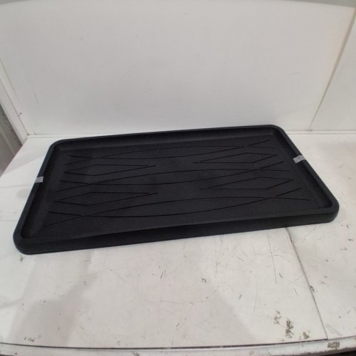 2PK MILATO LARGE PLASTIC BOOTS TRAY - 18" X 36" - BLACK image 2