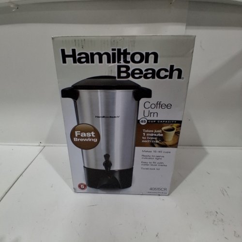 HAMILTON BEACH COFFEE URN - 45 CUP CAPACITY - STAINLESS STEEL (MODEL: 40515CR) image 6