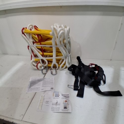 EMERGENCY FIRE LADDER WITH HALF BODY HARNESS - 32FT (ITEM: X004PK00VD) image 3