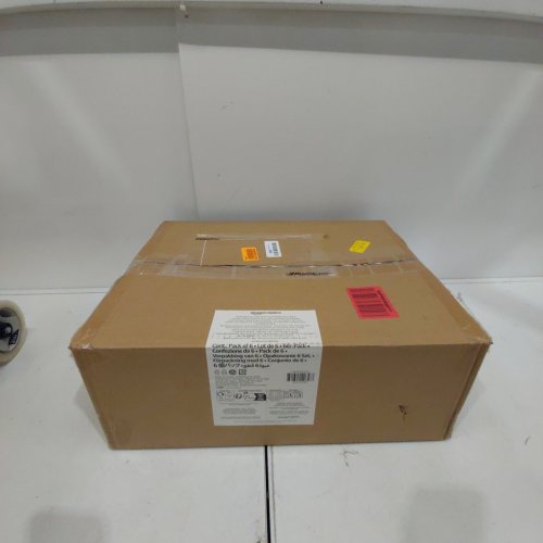 6PK AMAZON BASICS DISPOSABLE CAT LITTER BOXES - 18" X 14" X 4" - BROWN image 5