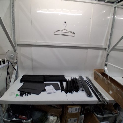 SONGMICS FREESTANDING CLOSET ORGANIZER, CLOTHES RACK, PORTABLE WARDROBE - BLACK MODEL: RYG24BK image 2