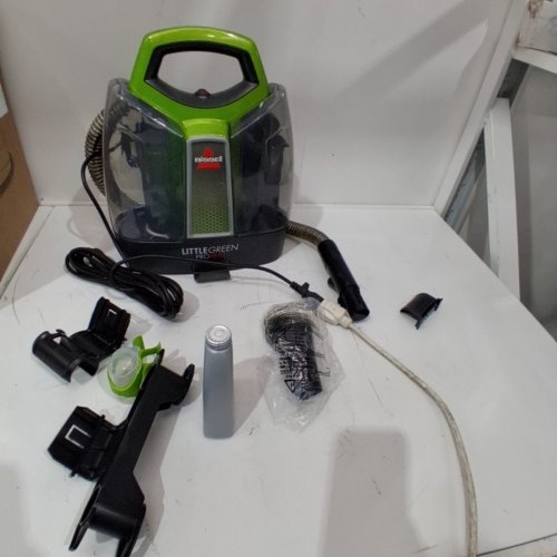 BISSELL LITTLE GREEN PORTABLE DEEP CLEANING VACUUM - 37OZ TANK MAX - GREEN/GREY (MODEL : 2513B) image 3