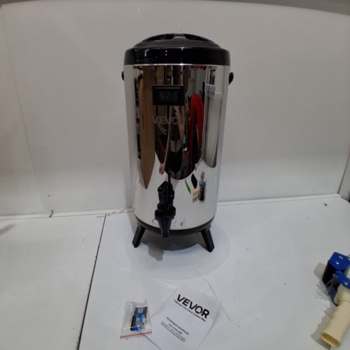 VEVOR STAINLESS STEEL INSULATED BEVERAGE DISPENSER FOR HOT & COLD DRINKS - 1.5GAL - SILVER/BLACK (MODEL: WNS-D1) image 3