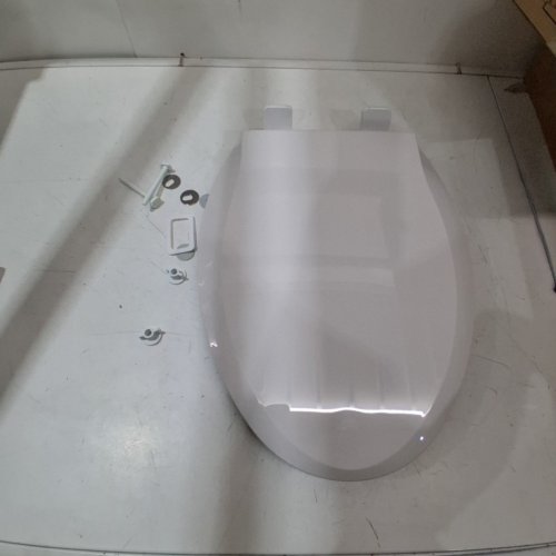 YASFEL TOILET SEAT WITH TODDLER TOILET SEAT & MAGNETS BUILT IN - 18.5" - WHITE image 2