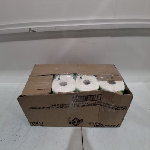 8PK BOUNTY DOUBLE PLUS PAPER TOWEL ROLLS - 103 SHEETS/ROLL - WHITE image 3