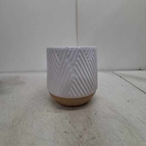NATURE'S MARK THREE-WICK SCENTED WAX CANDLE - 53OZ - WHITE/BROWN/SANDALWOOD (MODEL: 1775286) image 2