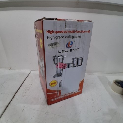 LEJIEYIN ELECTRIC GRAIN GRINDER SPICE GRAIN MILL WITH OVERLOAD PROTECTION - 1000G\25000RPM - STAINLESS STEEL (MODEL: MODEL-1000A) image 6