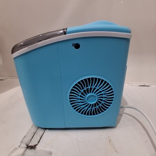 EUHOMY COUNTERTOP ICE MAKER MACHINE WITH HANDLE - BLUE (MODEL: IM001-BBU-CAEH) image 5