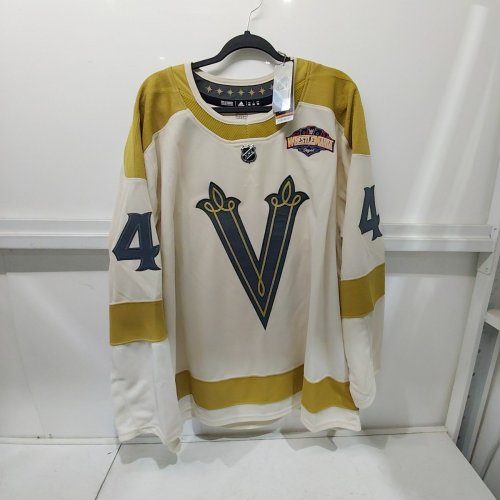 MENS NHL WRESTLEMANIA LAS VEGAS 41 **SIGNED** ROMAN REIGNS VEGAS GOLDEN KNIGHTS JERSEY - SIZE 54 - FANATICS COA - 6/41 image 4