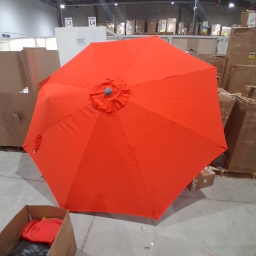 JEAREY PATIO UMBRELLA - 10FT - ORANGE (ITEM: A012-074-010) image 4