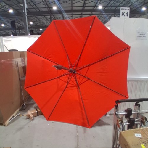 JEAREY PATIO UMBRELLA - 10FT - ORANGE (ITEM: A012-074-010) image 5