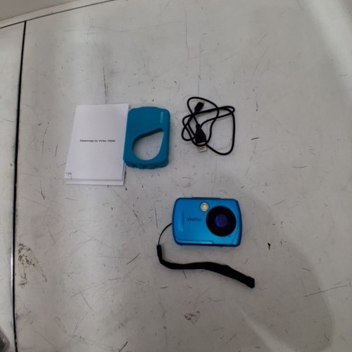 VIVITAR WATERPROOF DIGITAL CAMERA, 16MP AND 4X ZOOM - 2.4" DISPLAY - BLUE (MODEL: VS048) image 4