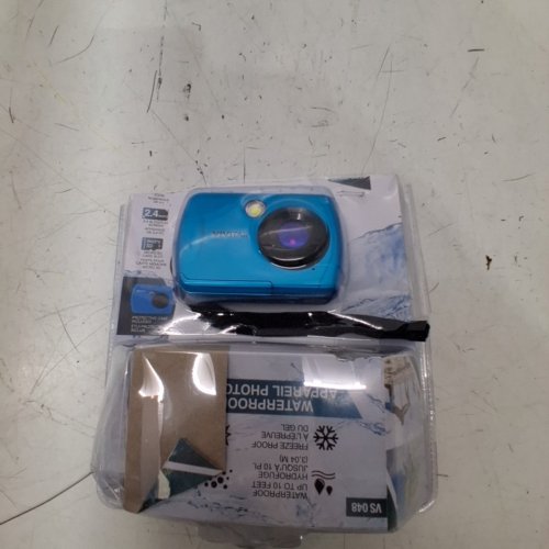 VIVITAR WATERPROOF DIGITAL CAMERA, 16MP AND 4X ZOOM - 2.4" DISPLAY - BLUE (MODEL: VS048) image 5