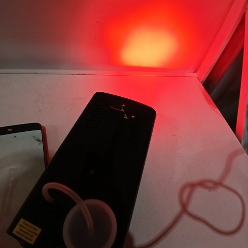 FOG MACHINE WITH LED LIGHTS - 500W - BLACK - (MODEL: LED-500) image 2