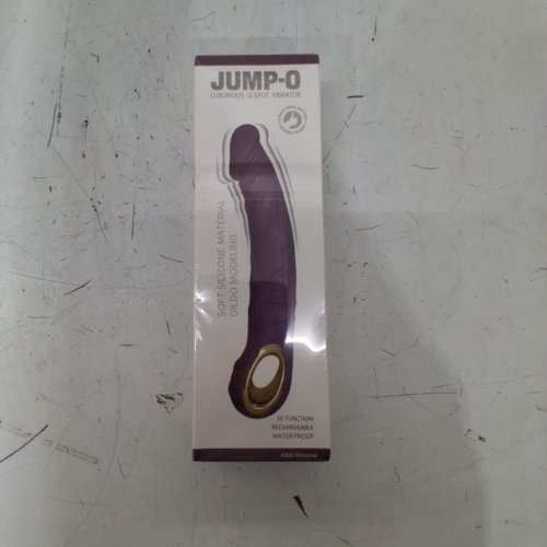 SECWELL JUMP-O REALISTIC SILICONE G SPOT VIBRATOR WITH 10 MODES - 8.7" - PURPLE image 2
