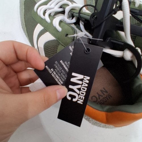MEN'S MADDEN NYC ATHLETIC SNEAKERS - 13 - OLIVE GREEN / WHITE (STYLE: 12TECHM26) image 6