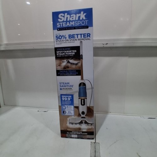 SHARK STEAMSPOT ELECTRIC STEAM MOP - WHITE (MODEL: S2001C) image 8