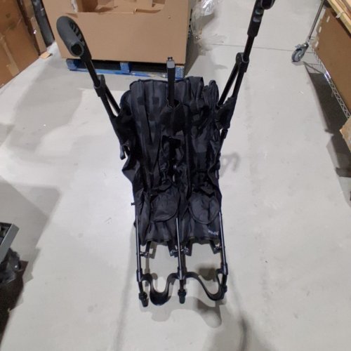 INGENUITY 3DLITE DOUBLE UMBRELLA STROLLER-EACH SEAT UP TO 50 POUNDS-BLACK-(MODEL:31923) image 2