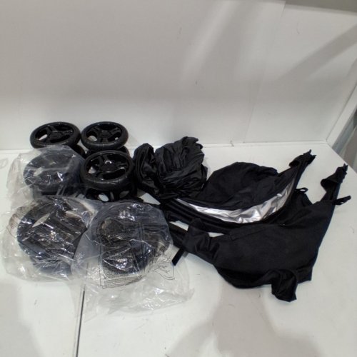 INGENUITY 3DLITE DOUBLE UMBRELLA STROLLER-EACH SEAT UP TO 50 POUNDS-BLACK-(MODEL:31923) image 3
