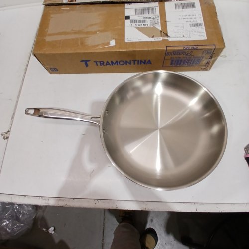 TRAMONTINA TRI-PLY CLAD FRY PAN- 12"- (MODEL:80116/028DS) image 2
