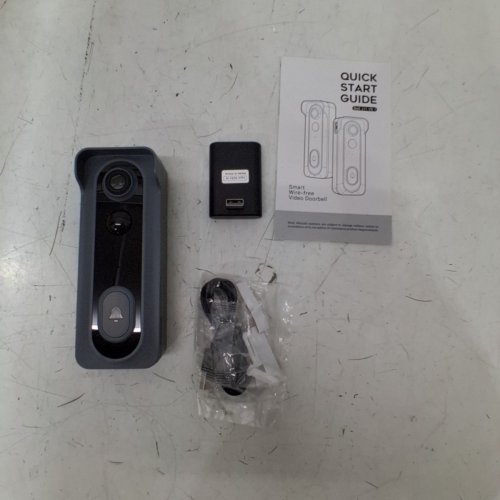 2 K WIRELESS VIDEO DOORBELL WITH MOUNT, MOTION DETECTION, NIGHT VISIONL - 5V 1A - DARK GRAY (MODEL: BELL J11) image 4