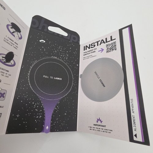 OHSNAP! SNAP 4 LUXE EXPANDING MAGSAFE PHONE GRIP AND STAND - PURE SILVER image 2