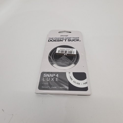 OHSNAP! SNAP 4 LUXE EXPANDING MAGSAFE PHONE GRIP AND STAND - PURE SILVER image 3