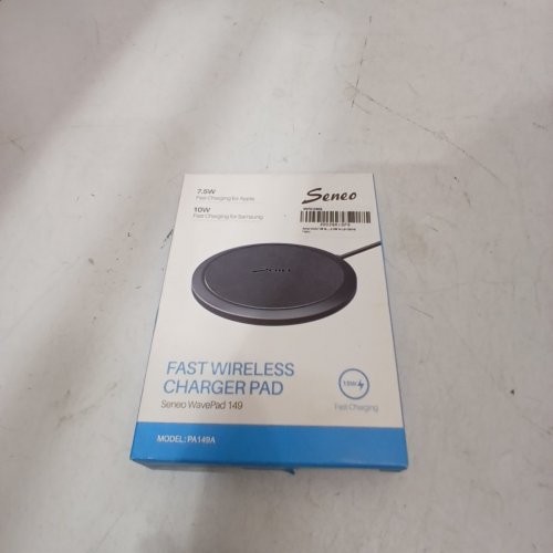 SENEO WAVEPAD FAST WIRELESS CHARGER PAD- 15W - BLACK (MODEL: PA149A) image 2